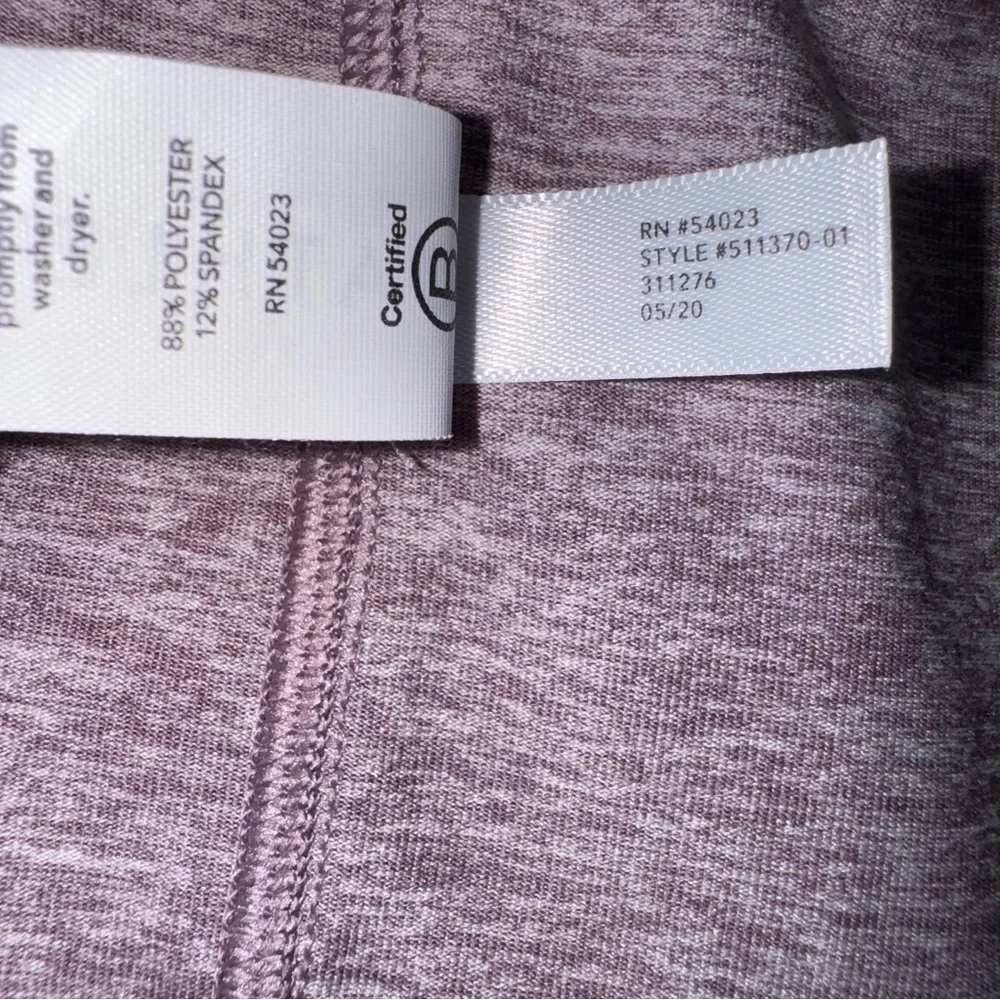 Athleta Om Wrap in Powervita Mauve One Size Scarf Vest - Picture 5 of 7